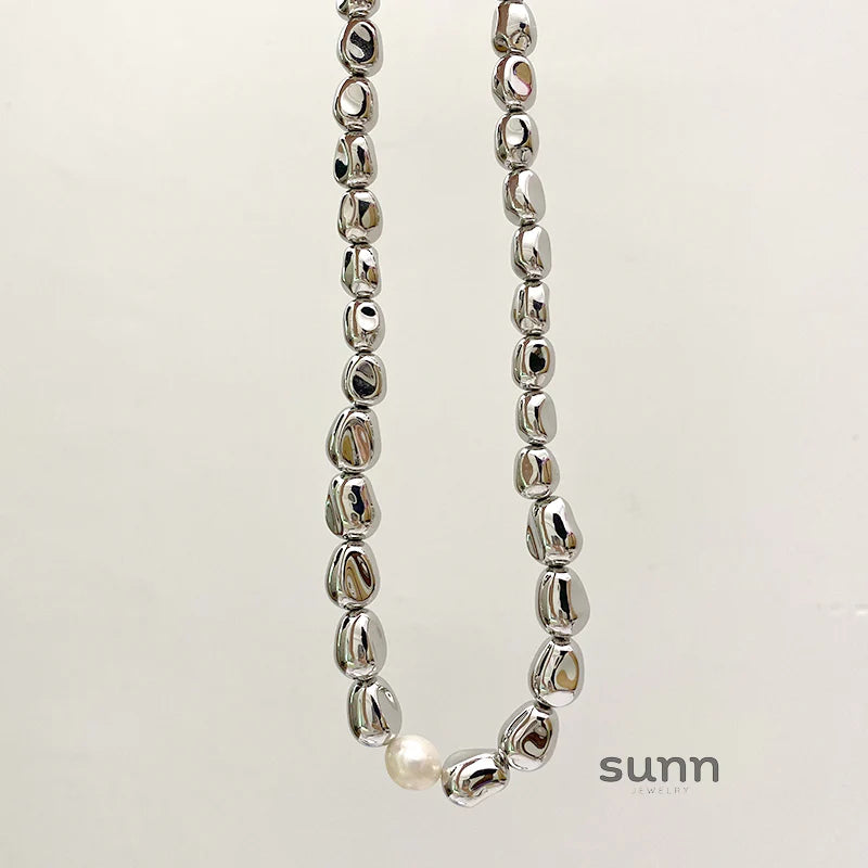 Azaria Irregular Pearl Choker