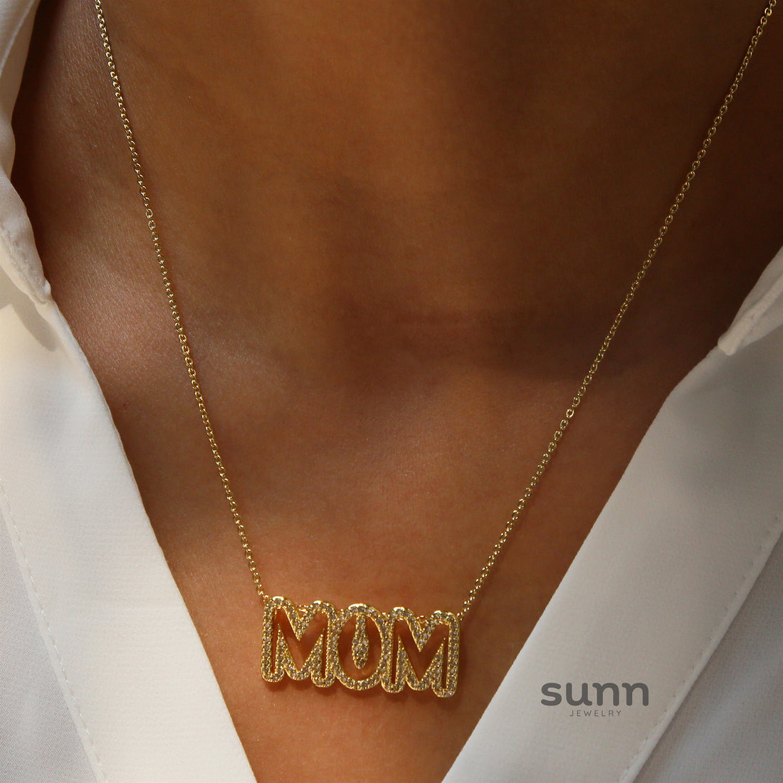 Azlynn Delicate Script Necklace [JXIWI1ZB]