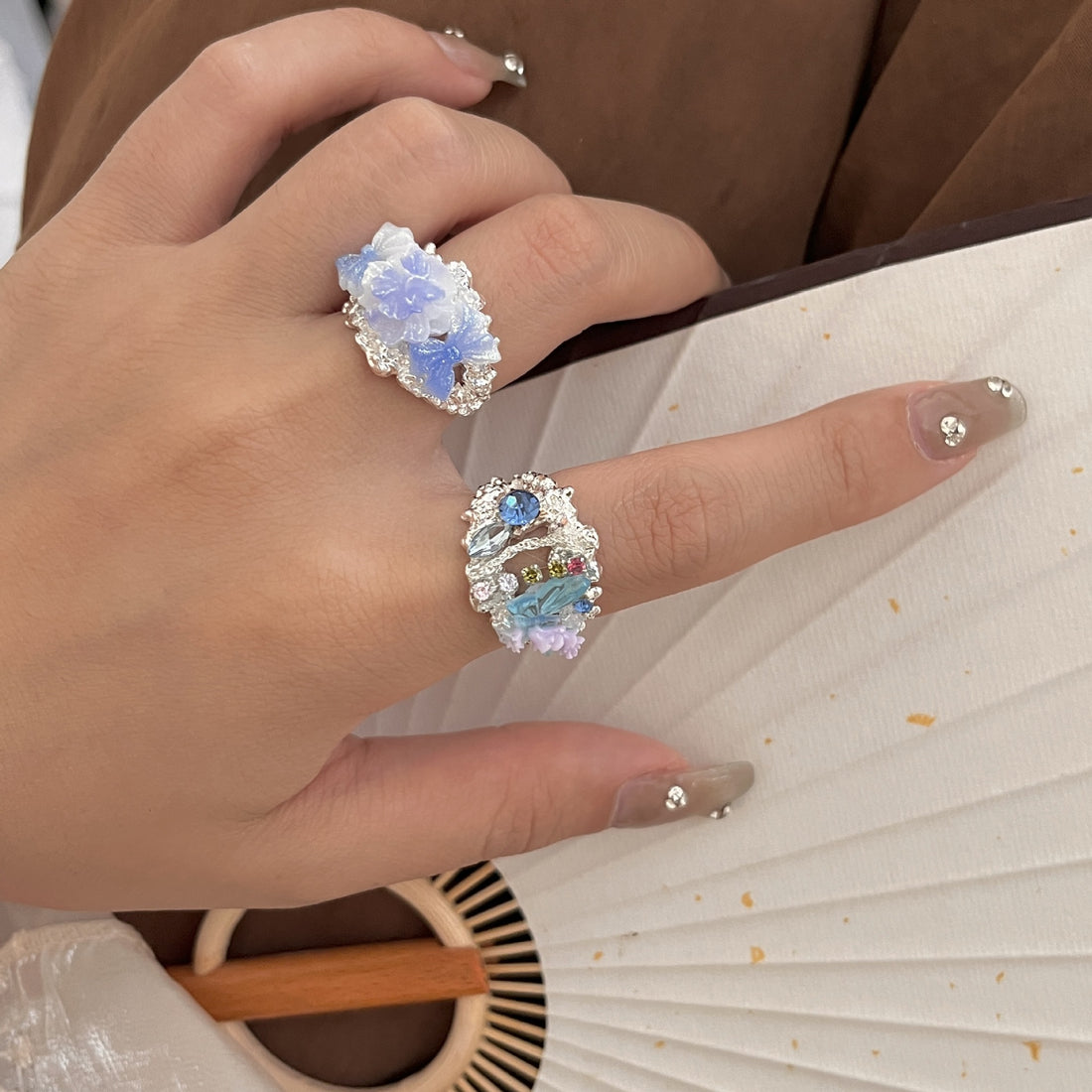 Azlynn Gradient Bloom Ring [NASYPE2B]