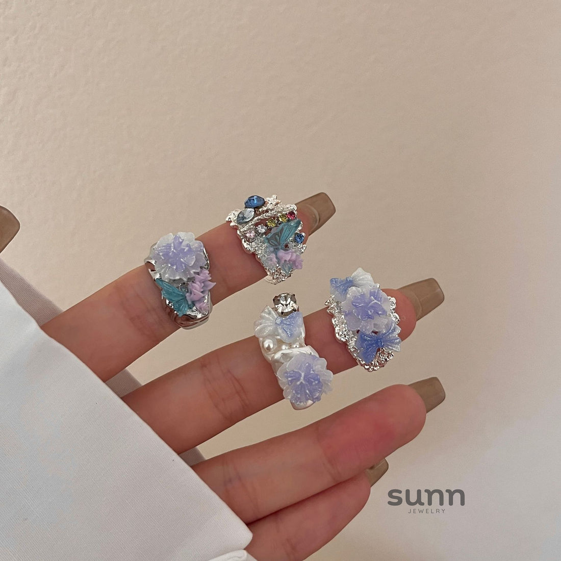 Azlynn Gradient Bloom Ring [NASYPE2B]