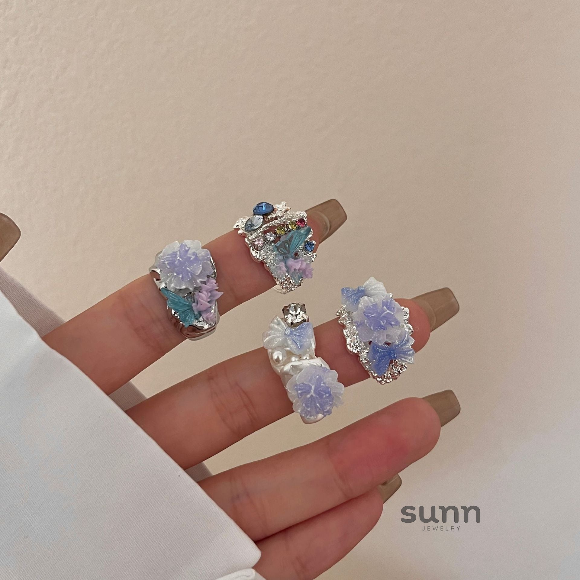 Azlynn Gradient Bloom Ring [QG556SRN]