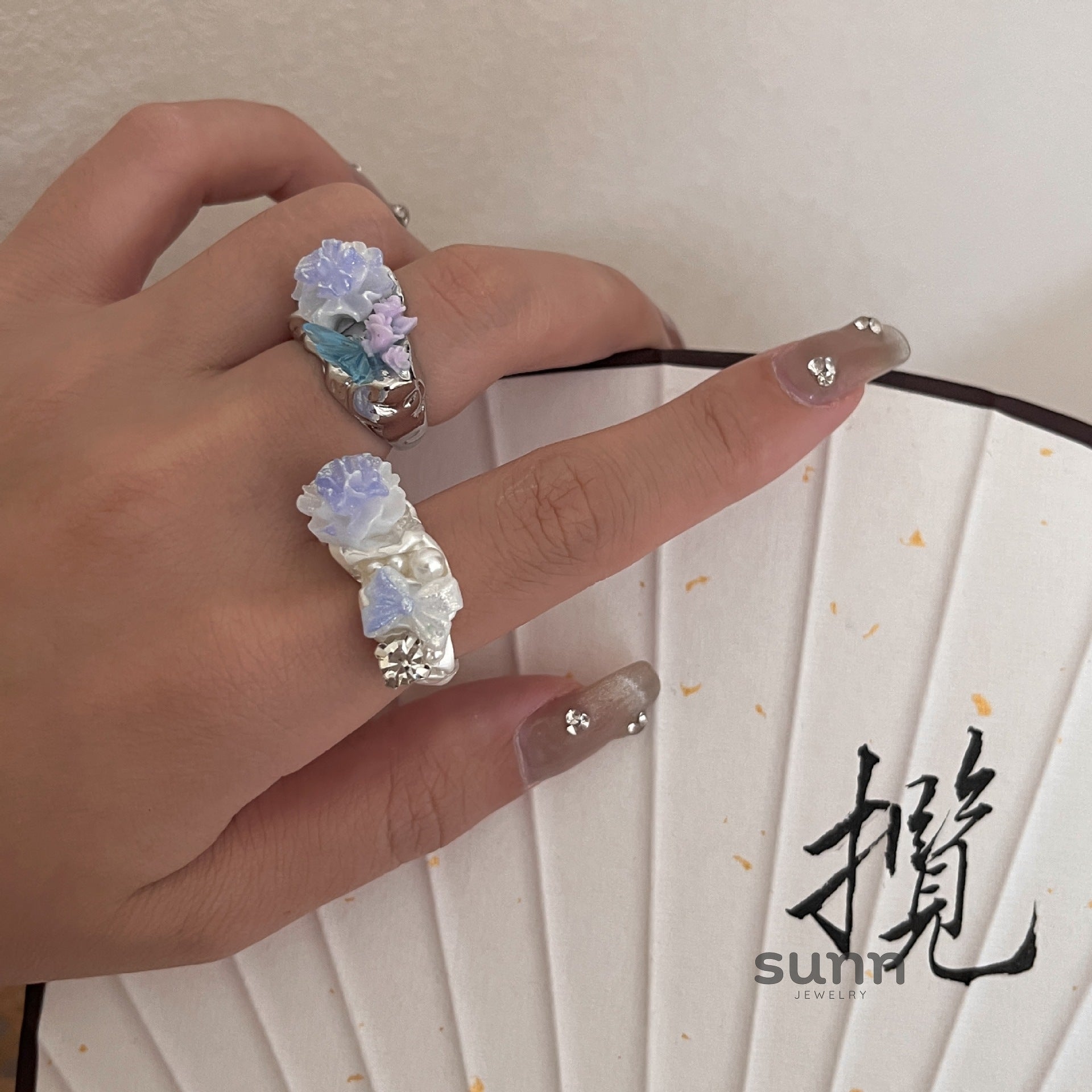 Azlynn Gradient Bloom Ring [Q0674UWZ]
