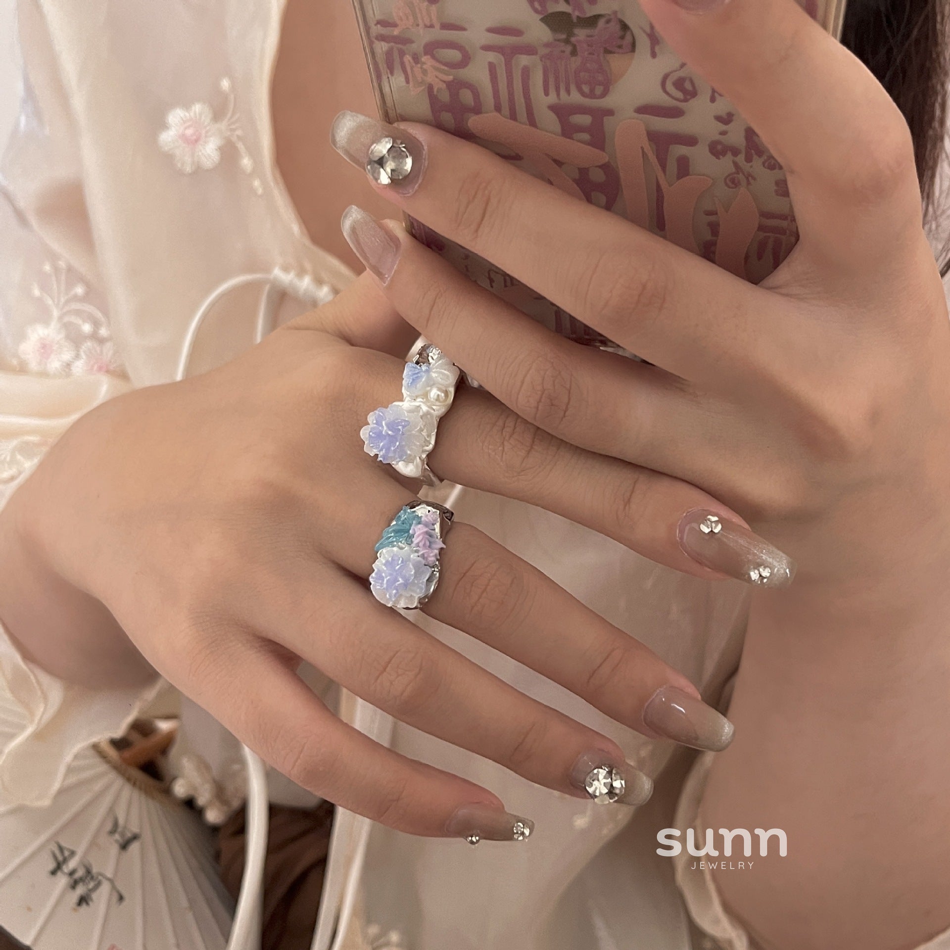 Azlynn Gradient Bloom Ring [JXXHW5UI]