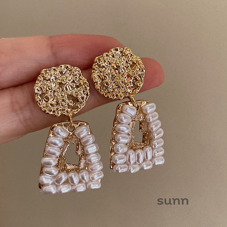 Azucena Ornate Pearl Drop Earrings [UB5MKJHW]