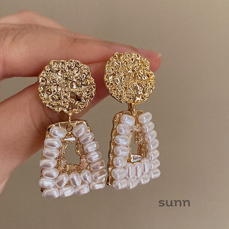 Azucena Ornate Pearl Drop Earrings [HVUDK5ZV]