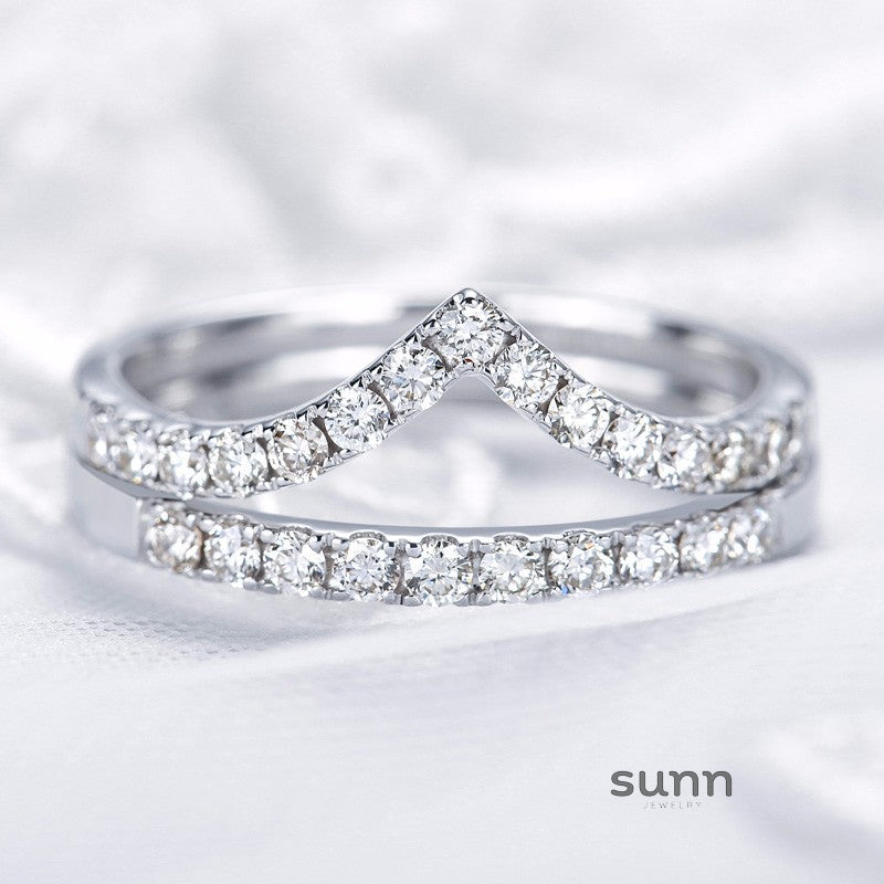 Azul Sparkling Stackable Rings [RI71NZNY]
