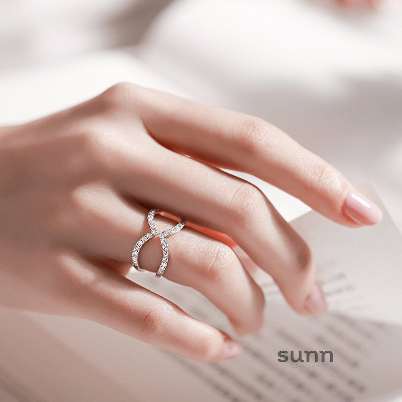 Azul Sparkling Stackable Rings [FGVVJF36]