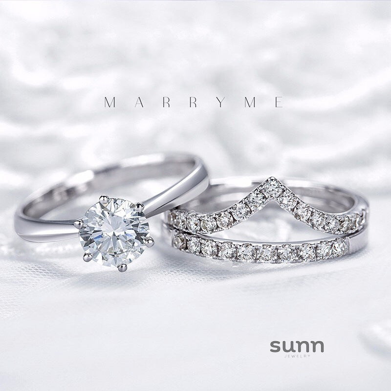 Azul Sparkling Stackable Rings [BECTHD6J]
