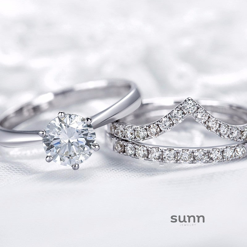 Azul Sparkling Stackable Rings [DK6776SZ]