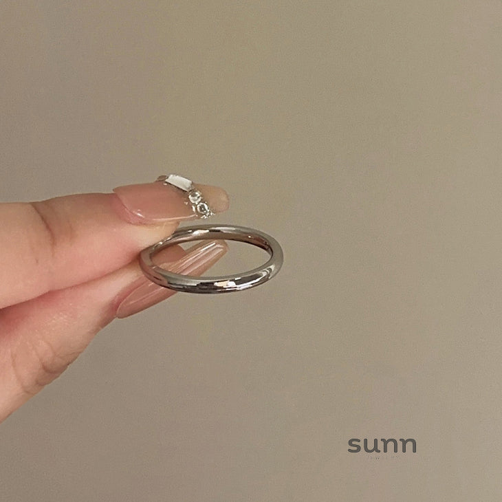 Baileigh Silver Timepiece Ring [TDI7HLZP]