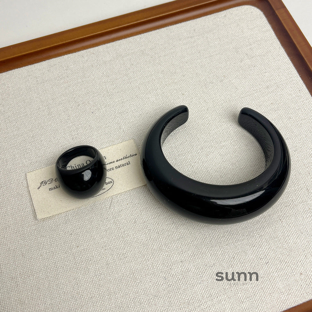 Baleigh Resin Statement Jewelry [S4NDJEXN]