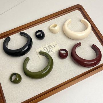 Baleigh Resin Statement Jewelry [13H30FIR]