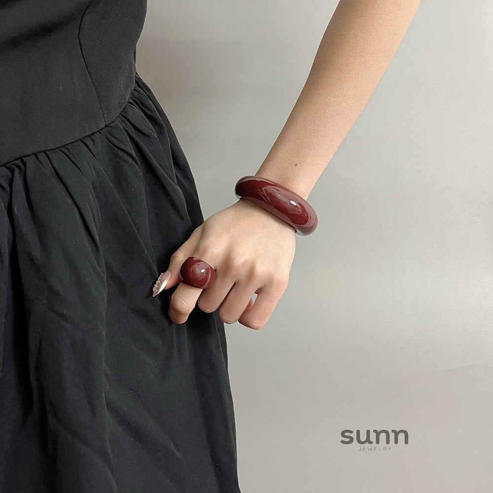 Baleigh Resin Statement Jewelry [13H30FIR]