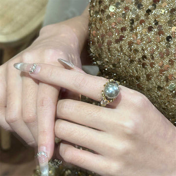 Bani Palace Pearl Ring [GRKGP8MT]