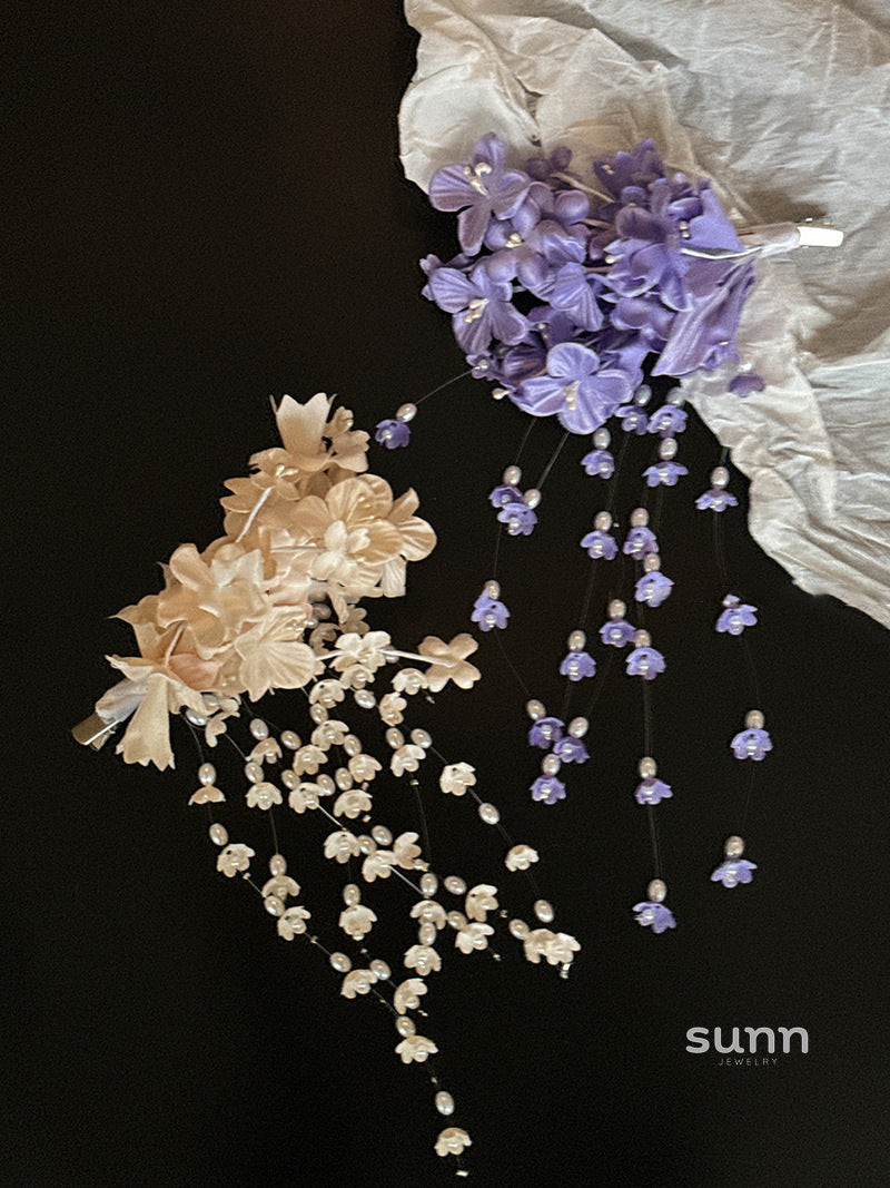 Basma Lily Tassel Hair Clip [Z6A8434I]