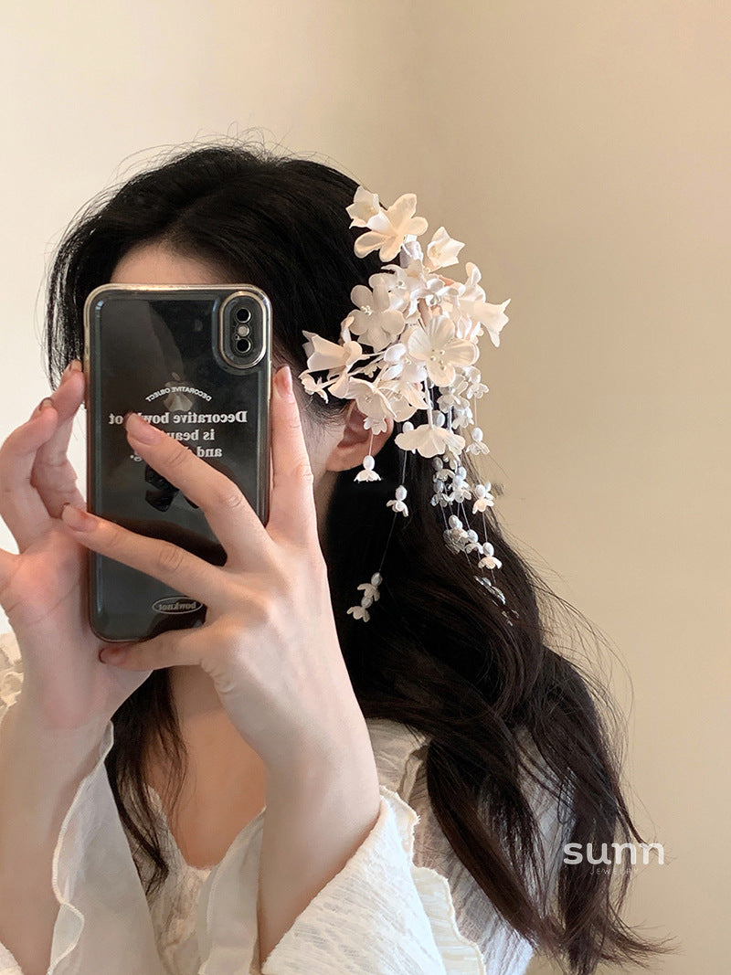 Basma Lily Tassel Hair Clip [SJTA61N6]