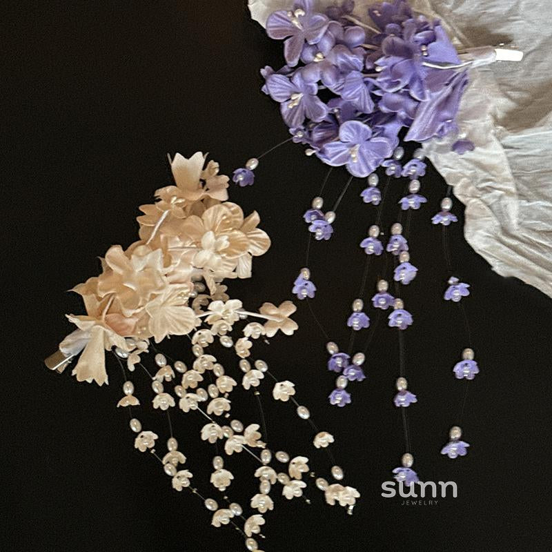 Basma Lily Tassel Hair Clip [7J0HXNLM]