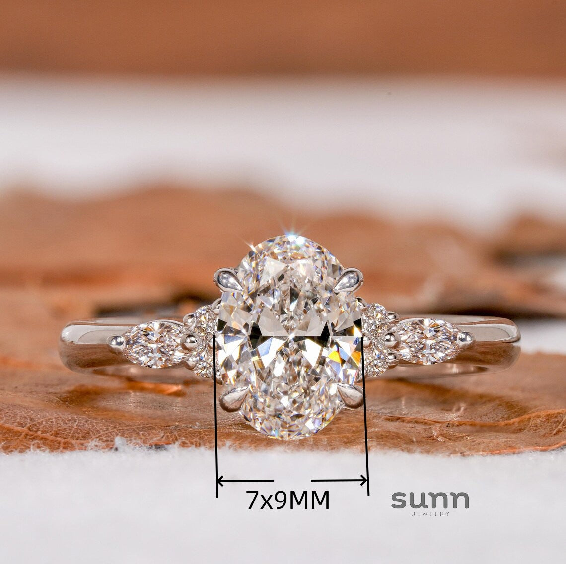 Bayla Radiant Oval Ring [637ZTXAR]