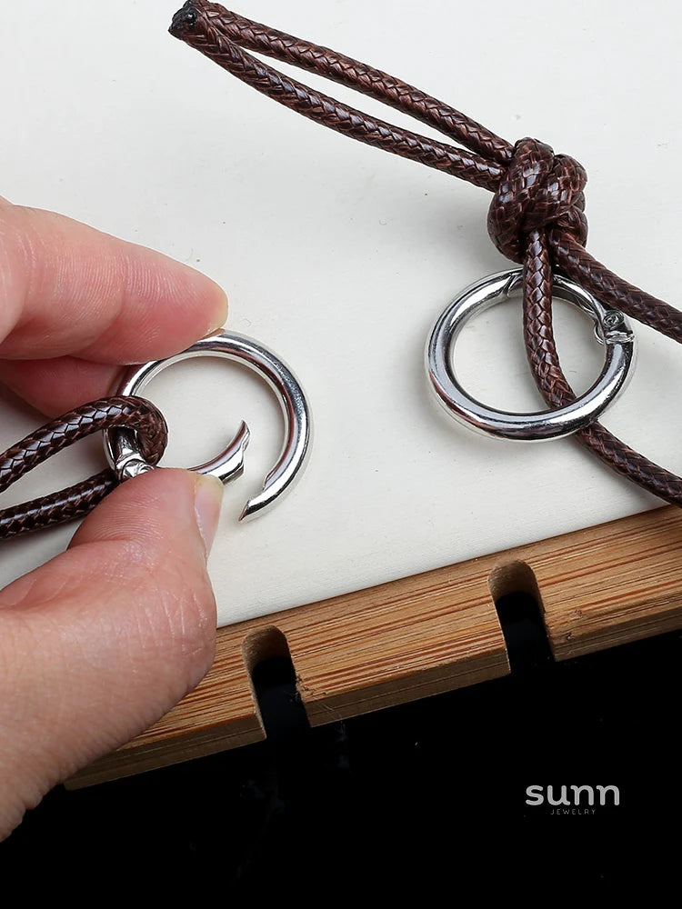 Bayla Suede Wood Bead Choker