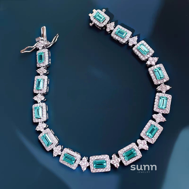 Baylie Paraiba Stone Bracelet [T31NK7VB]