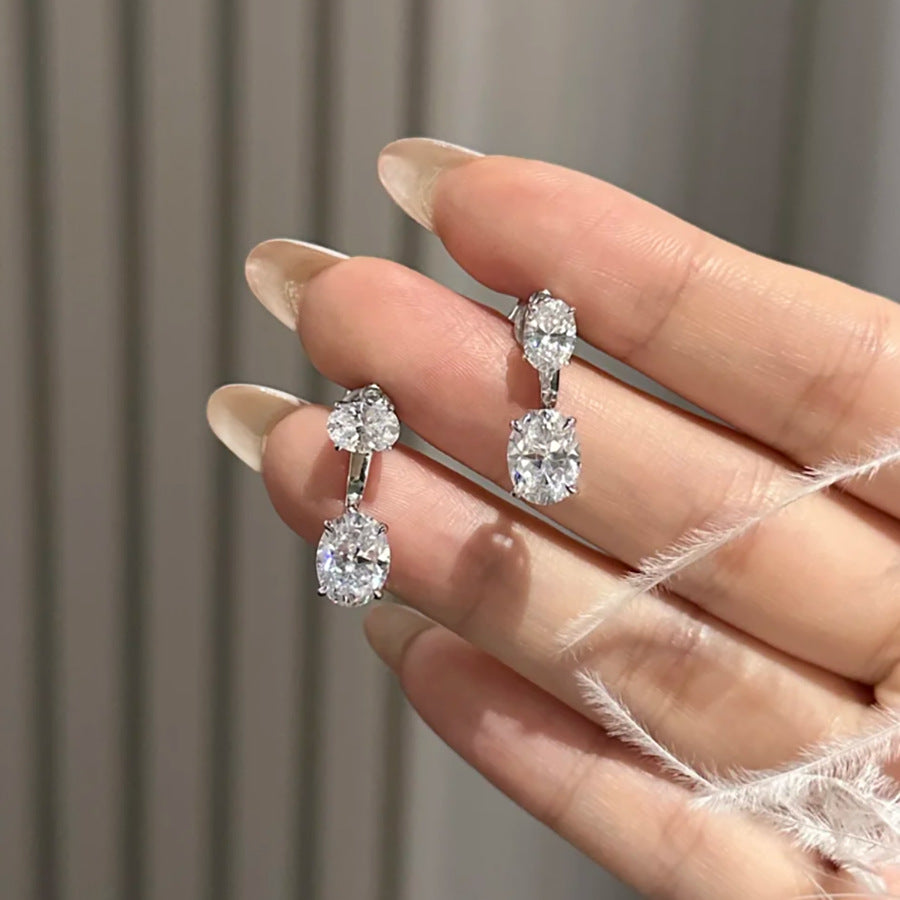 Baylie Two-Wear Solitaire Earrings [07WWQ97S]