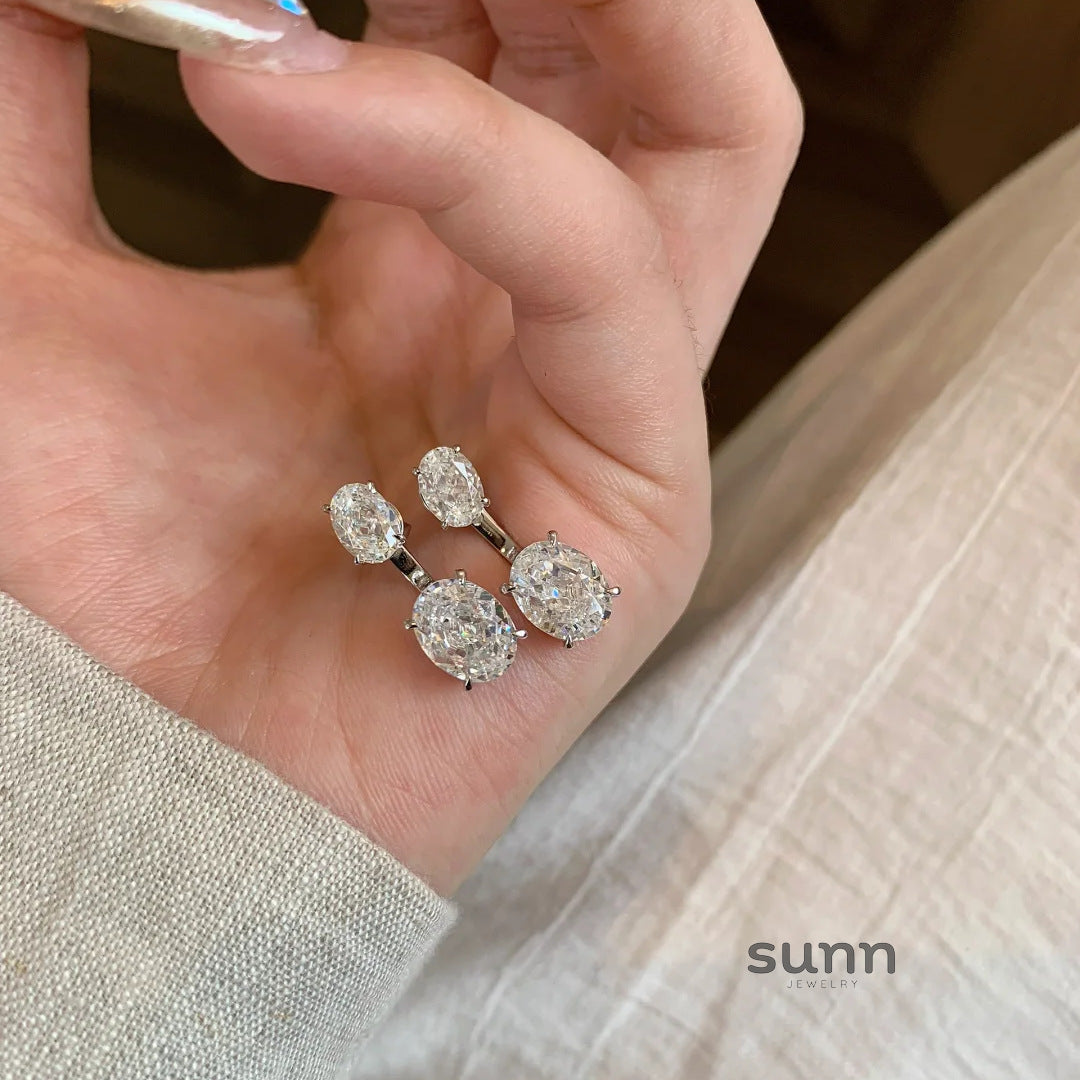 Baylie Two-Wear Solitaire Earrings [XGMC01LJ]