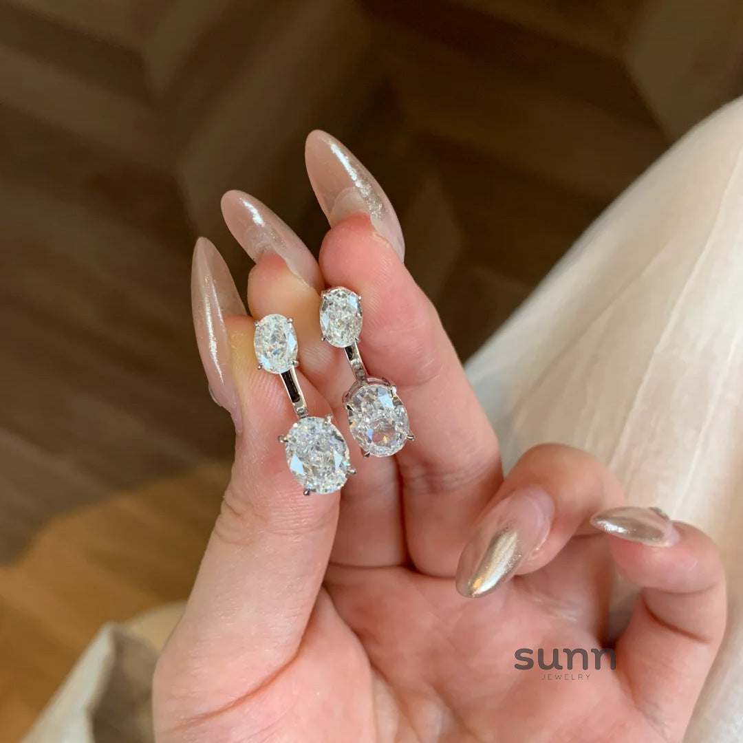 Baylie Two-Wear Solitaire Earrings [GVQNT9N7]