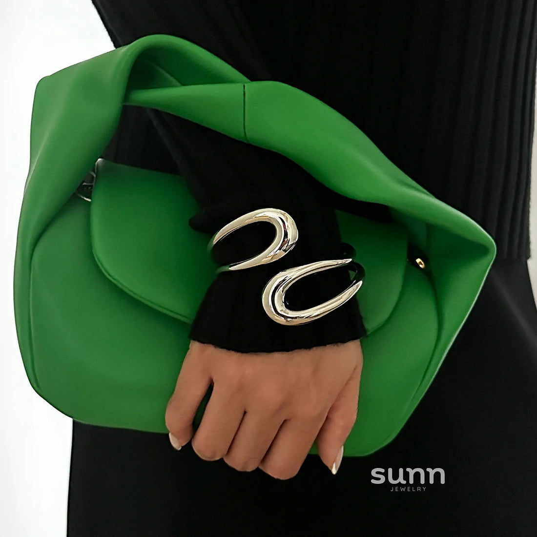 Beatriz Polished Double Cuff