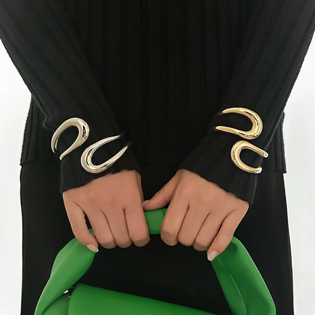 Beatriz Polished Double Cuff
