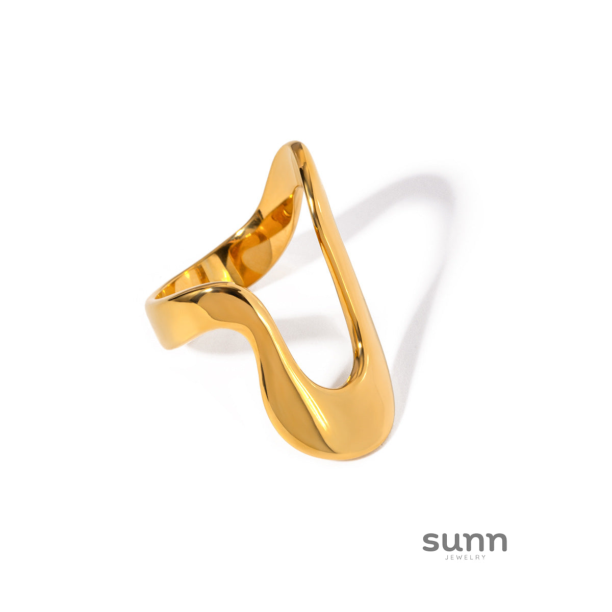 Beau Sleek Geometric Ring [S9D4AHD4]