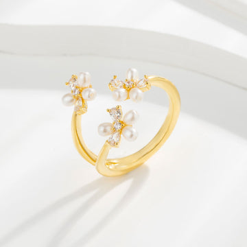 Becky Blossom Micro-Inlaid Ring [3FNXY9VV]