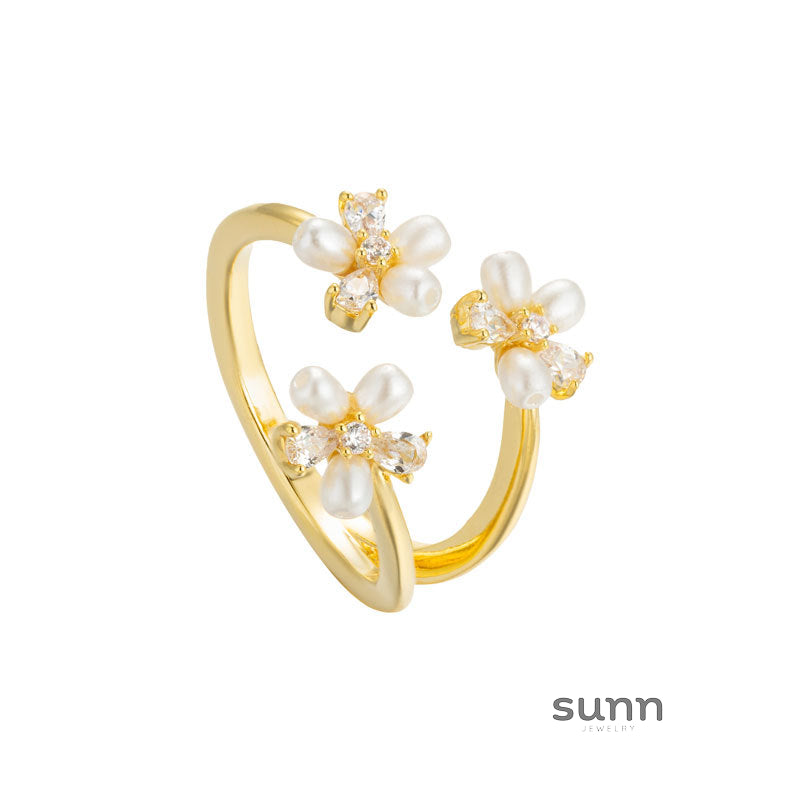 Becky Blossom Micro-Inlaid Ring [L7GD9CMZ]