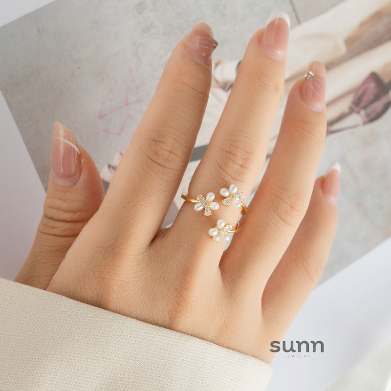 Becky Blossom Micro-Inlaid Ring [29DPJZDW]