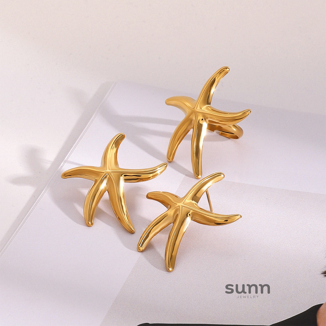 Bella Starfish Drop Earrings [I8H8KDWH]