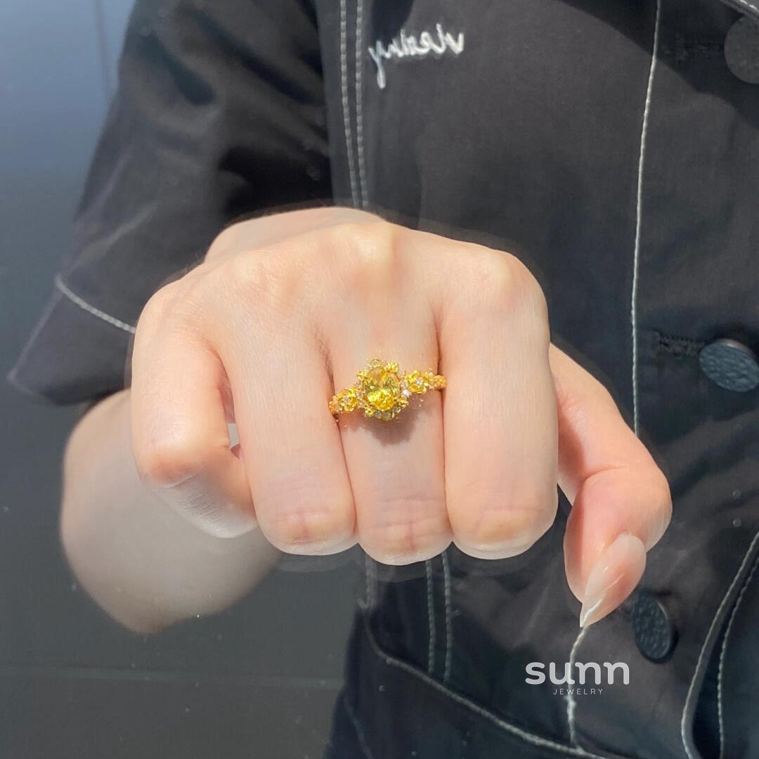 Bellami Luxe Oval Ring [CH9VD67Y]