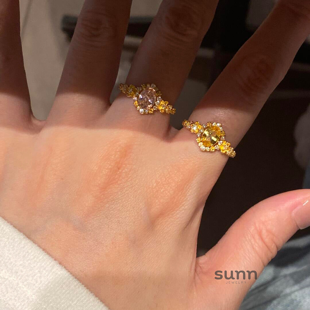 Bellami Luxe Oval Ring [53EIACRO]