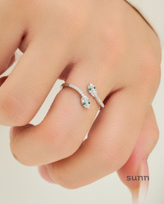 Bellamie Dual Serpent Ring [I2RM8HQ2]