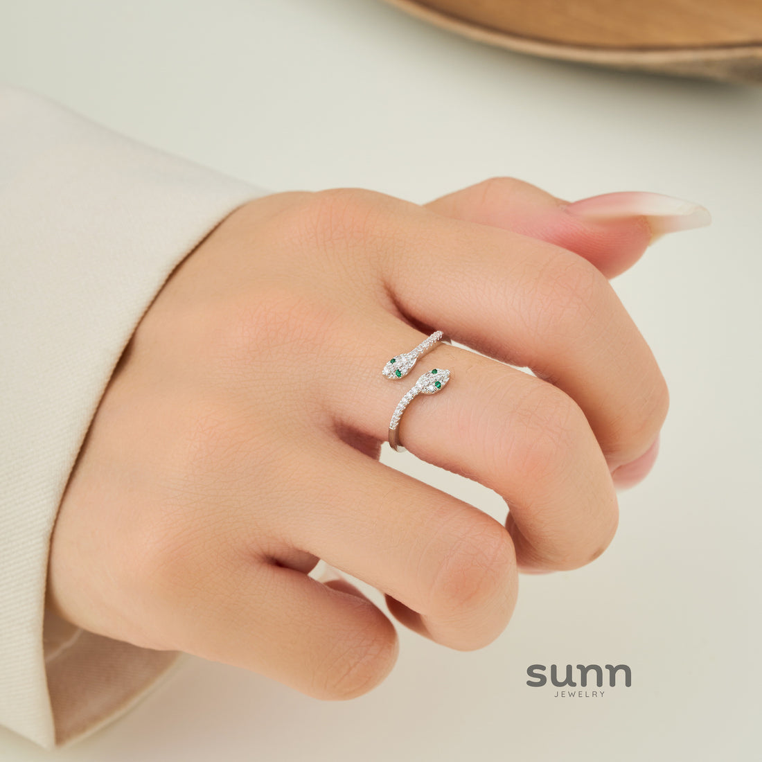 Bellamie Dual Serpent Ring [C908V1E0]