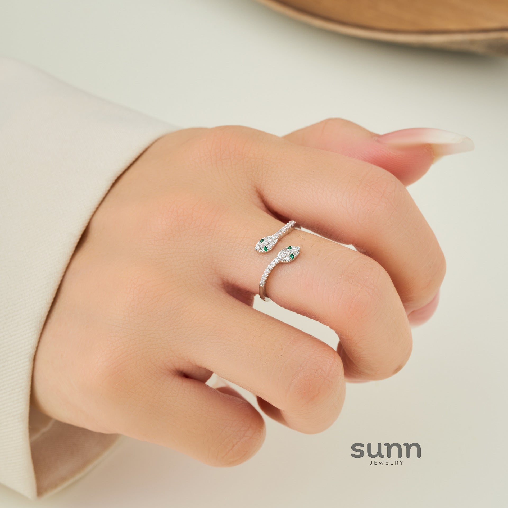 Bellamie Dual Serpent Ring [3ROTBSR9]
