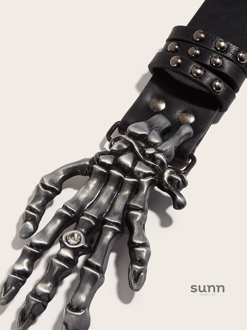 Bellamie Skull Rivet Belt [MSE1M0YC]