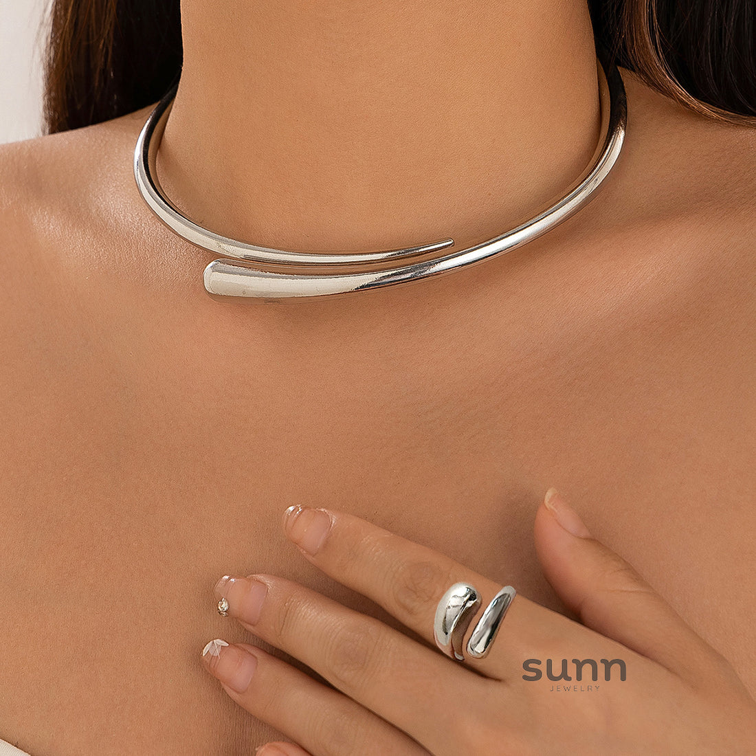 Bellarose Glossy Geometric Jewelry [DL2OJ7UN]
