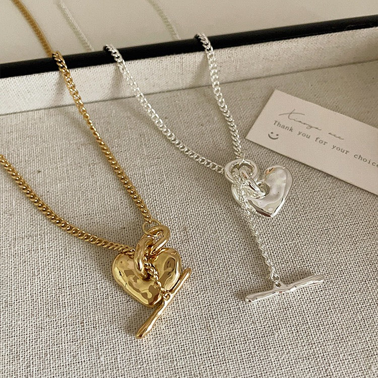 Bellatrix Heart Toggle Necklace