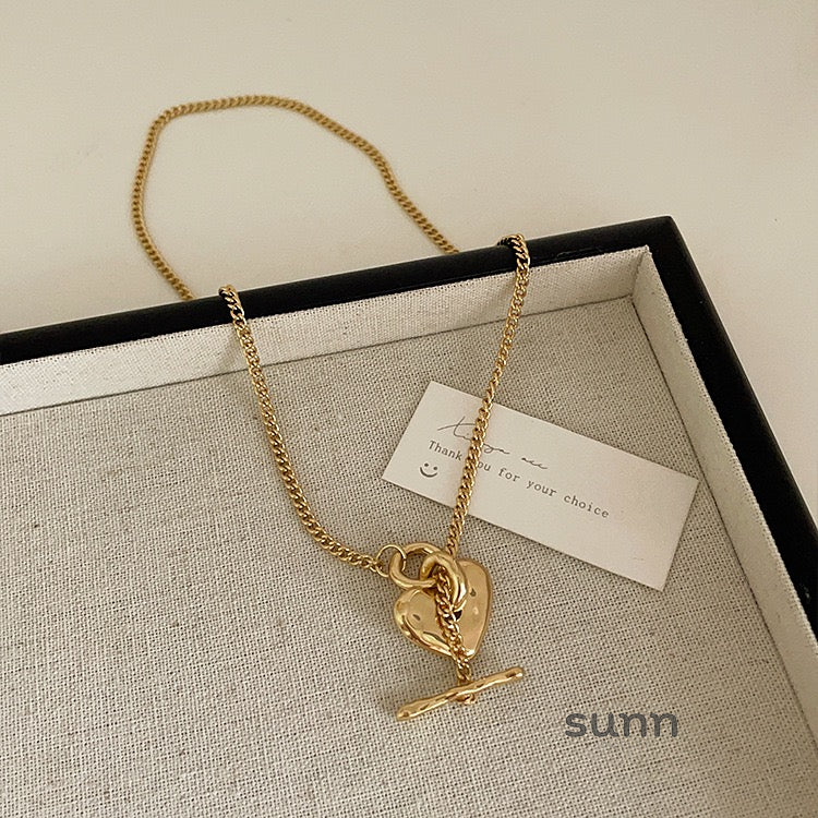Bellatrix Heart Toggle Necklace