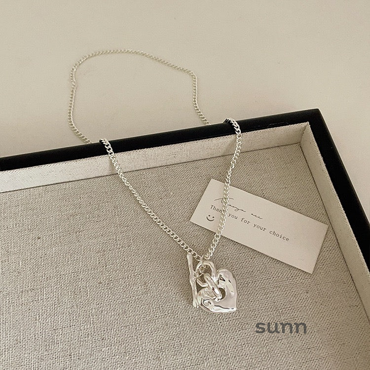 Bellatrix Heart Toggle Necklace