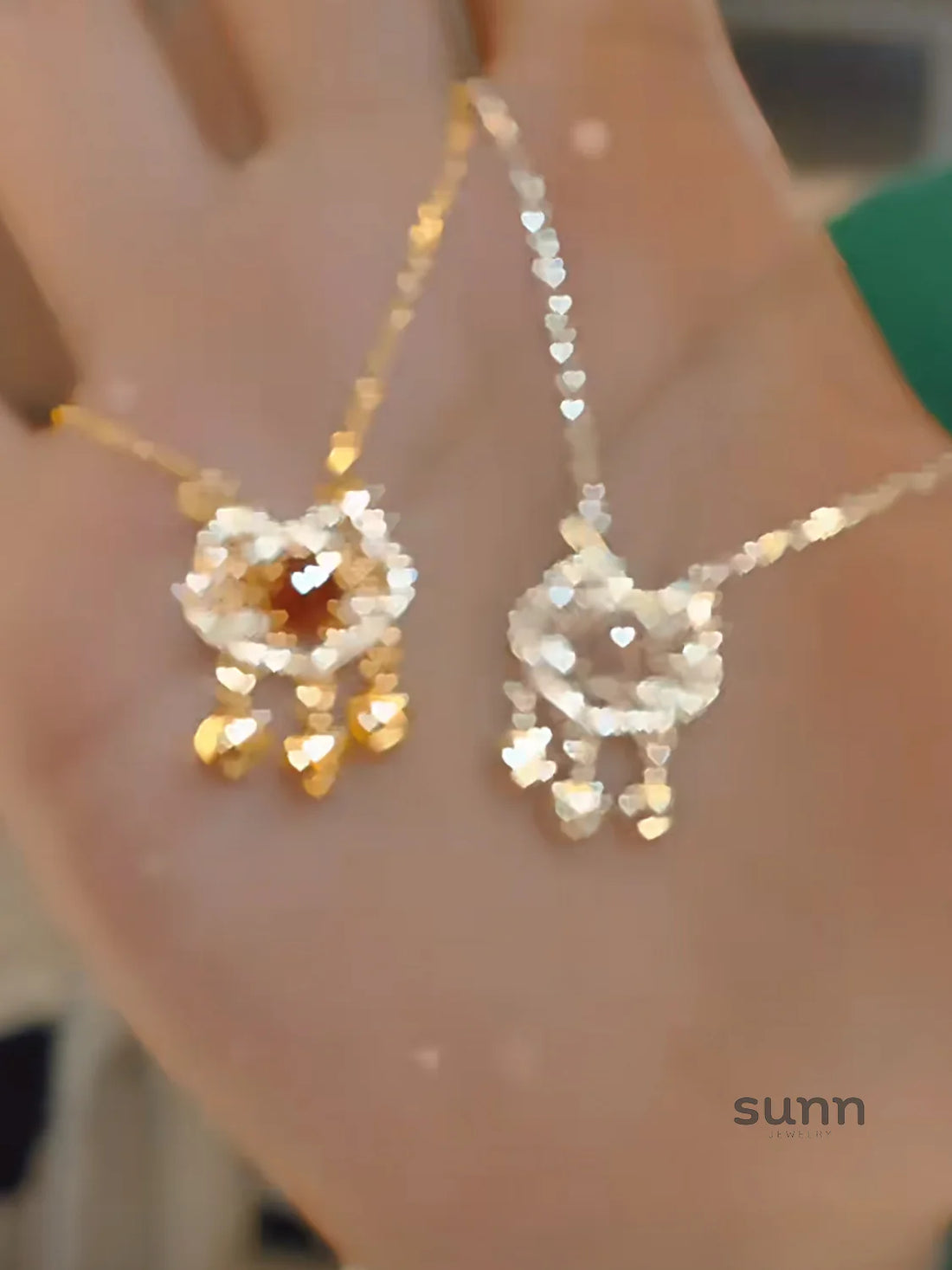 Bentlee Golden Rabbit Lock Necklace