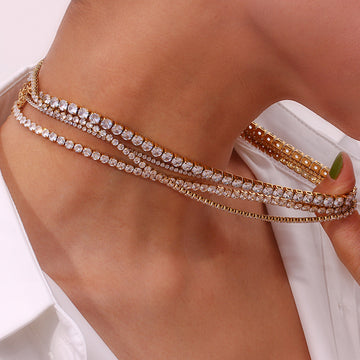 Berlin Refined Zircon Necklace [JPG9CMAM]