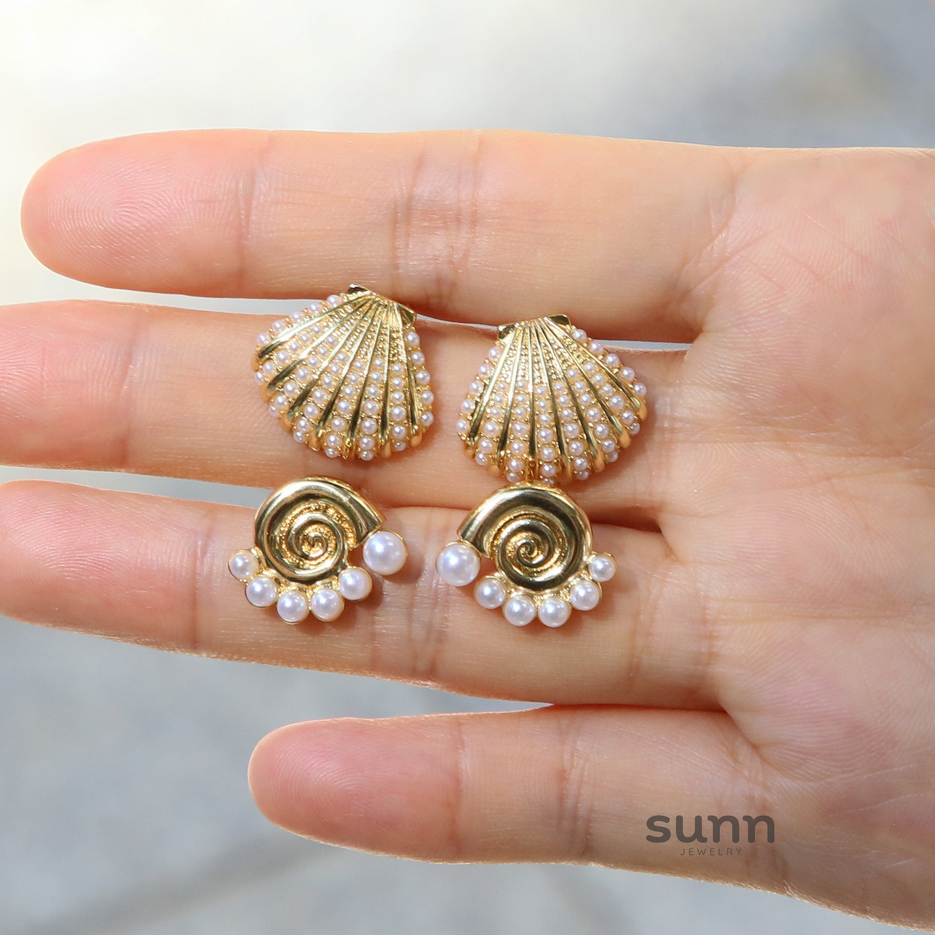Bernice Ocean Shell Earrings [GGWOMH7W]