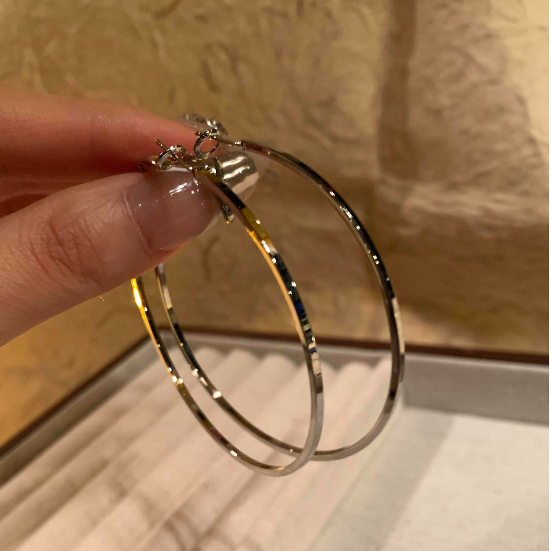 Bethanie Modern Hoop Earrings [YRU9DN3U]