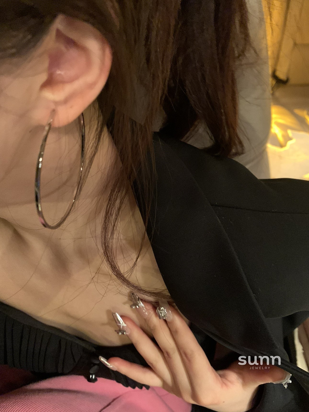 Bethanie Modern Hoop Earrings [ZOM9F34D]