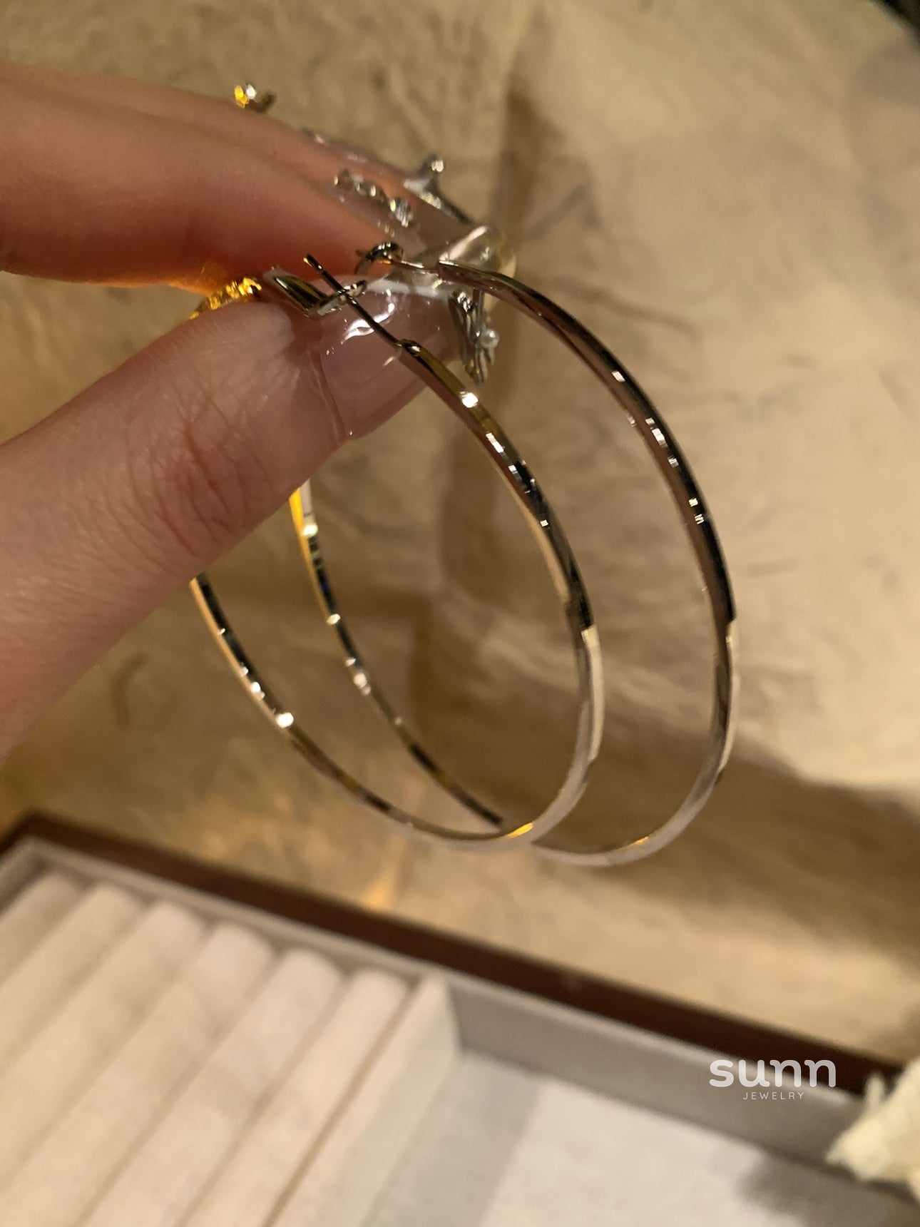 Bethanie Modern Hoop Earrings [4FB8ETCA]
